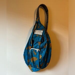 Rare Retired Kavu Rope Shoulder-bag Buffalo Fox Jackalope Geometric Outdoors